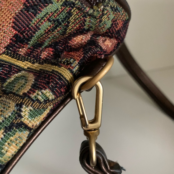 Vintage brocade purse backpack 2 in 1 - Picture 10 of 16